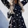 Star Print Mini Dress Image 3