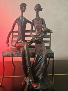 heavy wroth iron bench