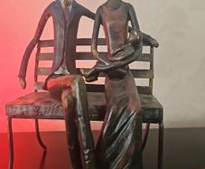 heavy wroth iron bench
