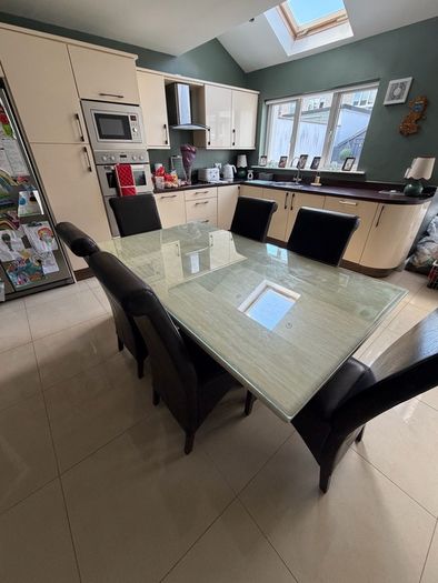 Marble Table & 6 Dining Chairs