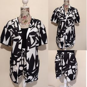 Kimono Top & Matching Shorts Set, New