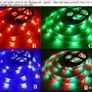 SMD 3528 RGB LED Strip with Remote Controller and Power Adapter Image 3