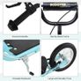 Teen Kids Stunt Scooter w/ Adjustable Handlebar, 16 Inch Rubber Tyres, Dual Brakes, Blue Image 5