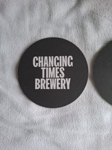 Changing Times Brewery Beermats