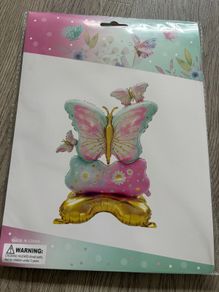 Butterfly & flower foil Balloon set