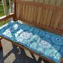 Garden 2 Seater Bench and Cushion Image 6