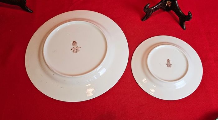 Royal Worcester Herbs Dinnerware , Set of two Rosemary and Black Mustard plates