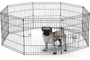 8 Panel Playpen Suitable for Dogs/Puppies/Cats &amp; Rabbits foldable ideal for Indoor/Outdoor use puppy play pen MULTIPLE SIZES AVAILABLE (FREE POSTAGE)
