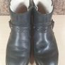 Girls womens Clarks boots Size UK 3.5 EU 36 Black leather Image 4