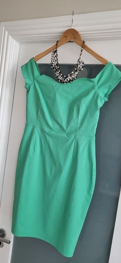 VESPER green bodycon dress Sz 12UK - Bnwt Rrp 70 Euro
