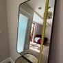 Black Framed Mirror 60cm x 90cm, Excellent Condition Image 8