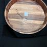 Acacia wooden cheese plater serving tray plate rotary Image 3