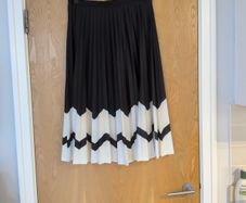 F&F Black Pleater Skirt.  S. 14.