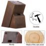 8pcs/Set Kitchen Cutting Tool Block Set With Sharpener 1.4116 Stainless Steel Blade Wood Handle And Kitchen Scissors Image 3