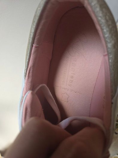 Kate Appleby White Leather Platform Trainers Size 41