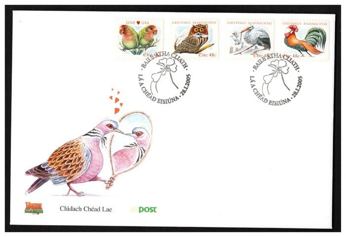 Collection 2005 Ireland Commemorative Stamps An Post First Day Cover (FDC). Collection of 18 covers.