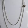 Vintage 925 Sterling Silver Ti Sento long Chain Necklace length 31" - 10,7g Image 4