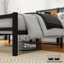 King Bed Frame with Headboard Image 4