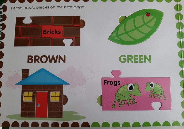 New childs large activity/colours/jigsaw book