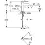 GROHE Essence New Basin Mixer Chrome 23590001 Image 2