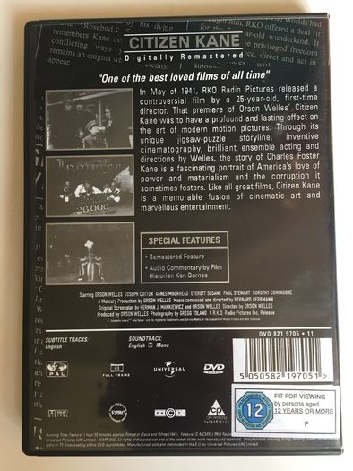 Citizen Kane [1941] Orson Welles [Movie DVD]