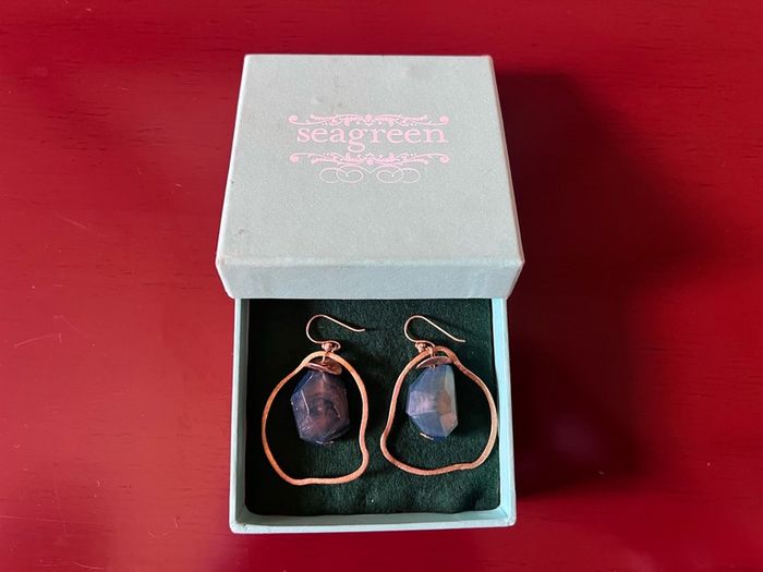 Fabulous Lapis Luzli Statement Earrings