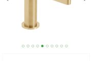 Vado Individual Edit Deck Mounted Mono Basin Mixer Tap brushed gold
