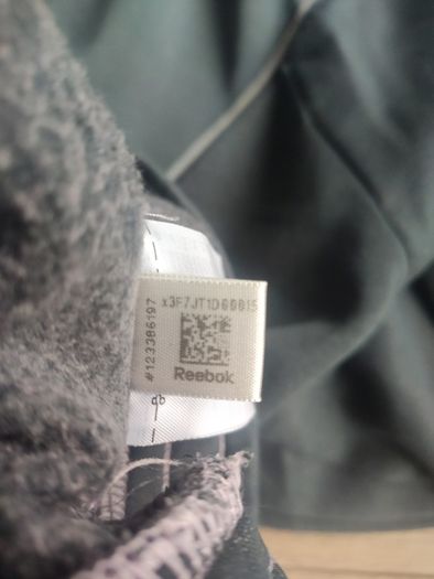 Reebok Classic Grey Half Zip Sweatshirt Big Back Logo Size M