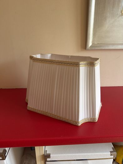 Cream lampshade