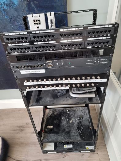 Amp, tuner and rack system