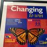Vintage 1990s IDV Corporate Strategy Poster Changing to Win Image 4