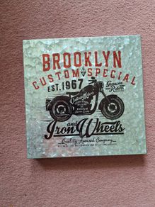 Wonderful Metal Motorbike Sign