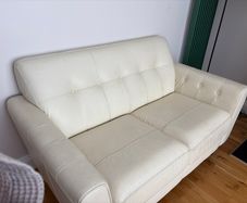 Leather 2 seater sofa
