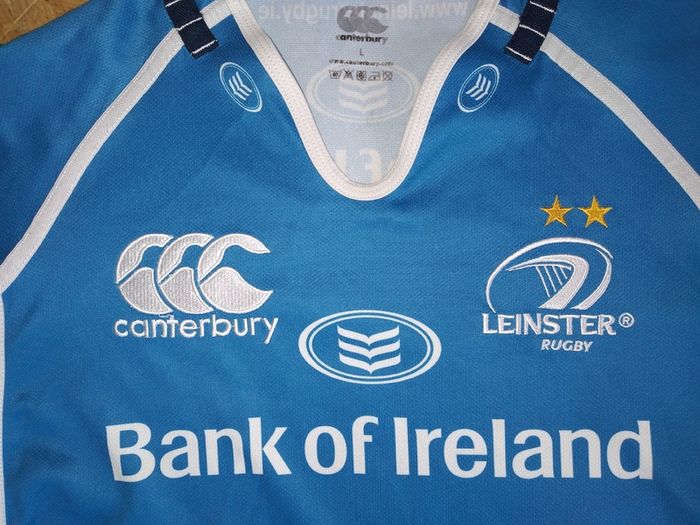 Vintage  Leinster Rugby Jersey Shirt Canterbury Large  Blue Dublin Heineken Cup