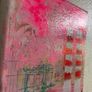 Original Abstract  Framed Poolbeg Chimneys Painting Contemporary Irish  Art Image 7