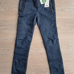 (12-14 Years) NEW Slim Boy C&A Jeans Thermo Pants with Inside Lining Winter Trousers