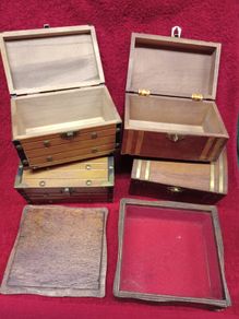 Wooden Boxes  X  5