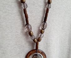 Pendant ombre necklace