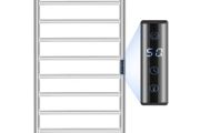 10 Bars Towel Warmer Rack, Wall Mounted Heated Towel Rack for Bathroom, IPX5 Waterpoof Towel Heater Rack with Timer &amp; LED Display Screen