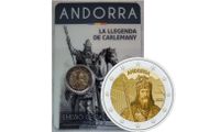 Andorra 2 Euro Base Metals Brilliant Uncirculated Coin 2022 - The Legend of Charlemagne