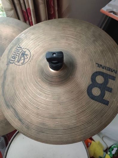Yamaha Stage Custom Drum kit with Meinl cymbals and fancy stool