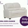 New 3+2 Grey Tora Fabric Sofa Range Image 8