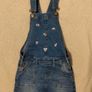 Blue Denim Dungaree Dress Image 6