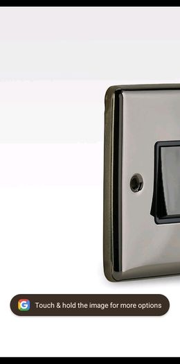 New sealed  Double brass light switch.