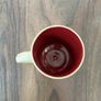 Unglazed Pottery Mug with Geometric Patterns Image 4