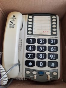 phone large buttons and amplified for landline