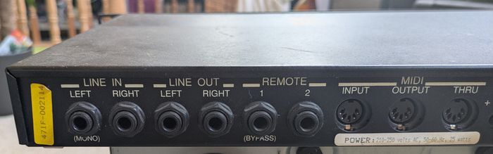 ART Multiverb alpha 2.0 multieffect unit