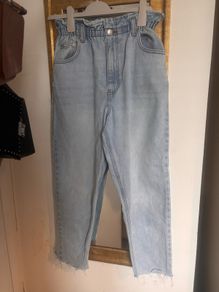 New Look Dayna paperbag waist jeans size 12