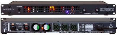 Matrix GT1000 FX 1u light weight power amplifier