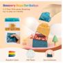 Sensory Toys Stacking Toys for Babys 2 3 Year Olds, Montessori Baby Toys Toddler 18+ Months, Early Educational Sorting Balance Autism Toys, Building Blocks Irregular Image 5